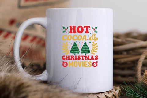 Hot cocoa & Christmas movies SVG Angelina750 