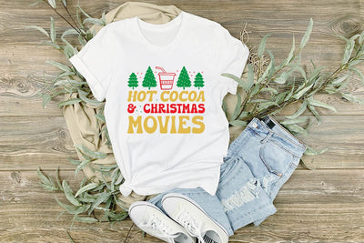 Hot cocoa & christmas movies SVG Angelina750 