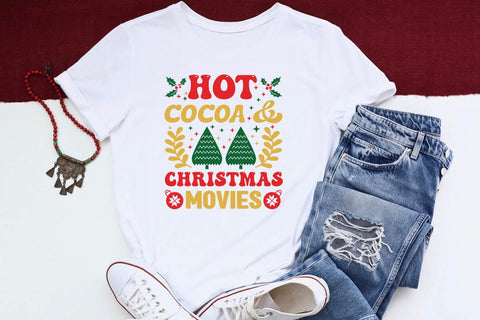 Hot cocoa & Christmas movies SVG Angelina750 