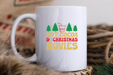 Hot cocoa & christmas movies SVG Angelina750 