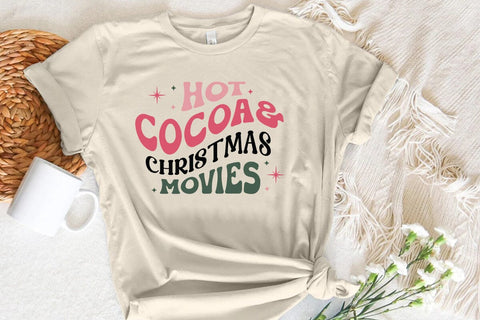 hot cocoa & christmas movies SVG Angelina750 