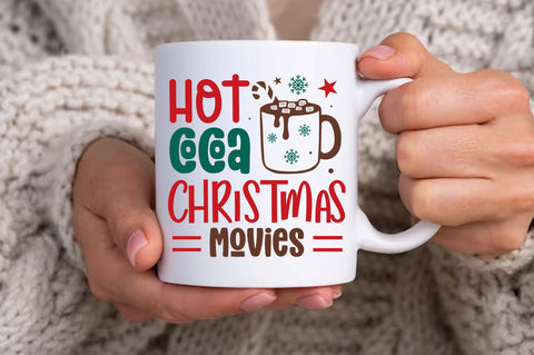 Hot cocoa christmas movies Svg Design SVG Regulrcrative 