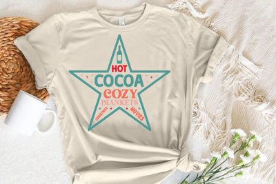 Hot cocoa cozy blankets christmas movies SVG Angelina750 