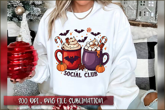 Hot cocoa social club Sublimation Sublimation Shetara Begum 