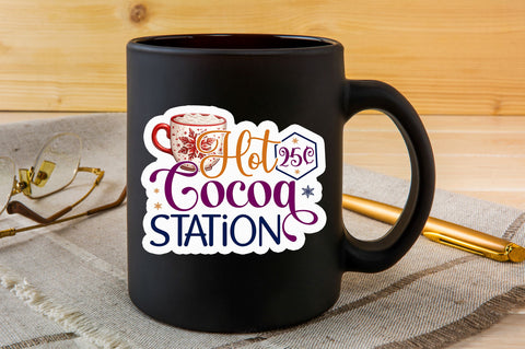 Hot cocoa station Sticker Design Sublimation Regulrcrative 
