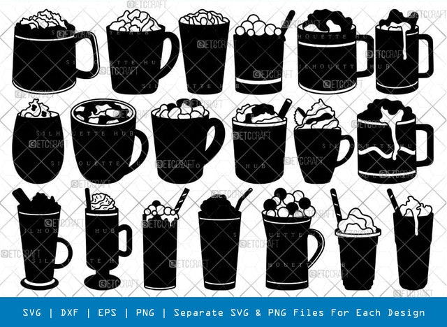 Hot Cocoa Svg Cricut Cut Files Png Bundle, SB01101 SVG ETC Craft 