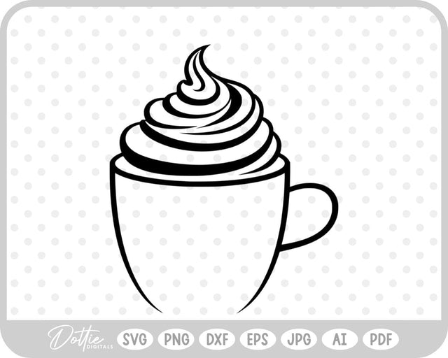 Hot Cocoa SVG DottieDigitals 
