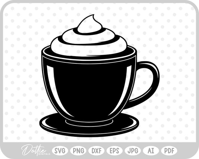 Hot Cocoa SVG DottieDigitals 