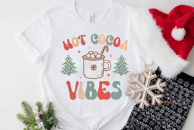 Hot cocoa vibes, Retro Christmas Svg, Christmas shirt design, Christmas Mega bundle, Christmas Retro Svg, Vintage Christmas Svg, Retro Xmas png sublimation SVG FiveStarCrafting 