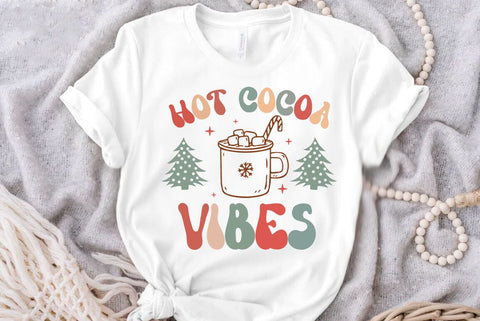 Hot cocoa vibes, Retro Christmas Svg, Christmas shirt design, Christmas Mega bundle, Christmas Retro Svg, Vintage Christmas Svg, Retro Xmas png sublimation SVG FiveStarCrafting 