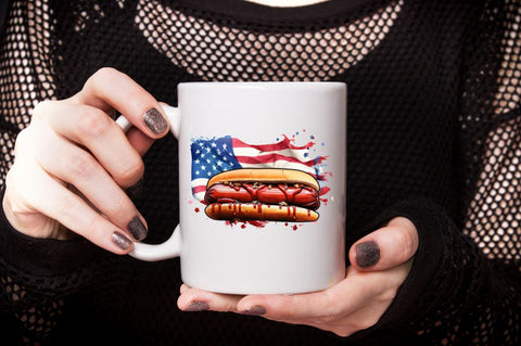 Hot Dog 4th of July Sublimation Clipart Bundle Sublimation Designangry 