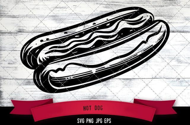 Hot Dog SVG, Sausage SVG SVG Loveleen Kaur 
