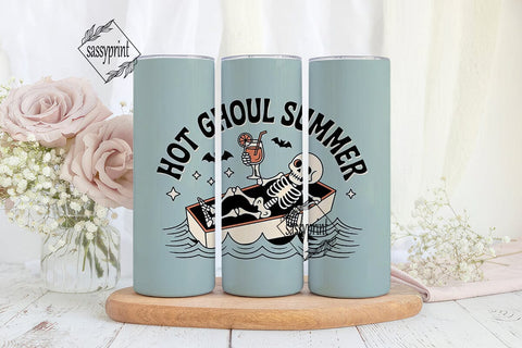Hot Ghoul Summer 20oz Tumbler Wrap Sublimation sassyprint 