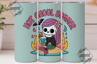 Hot Ghoul Summer 20oz Tumbler Wrap Sublimation sassyprint 