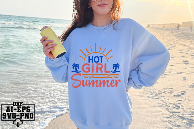 Hot Girl Summer Svg Cut Files Creative Art SVG CraftlabSvg55 