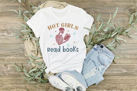 Hot Girls Read Books SVG Angelina750 