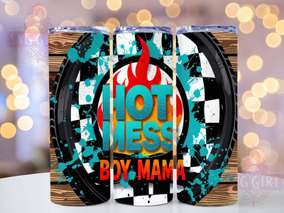 Hot Mess Boy Mama Tumbler Wrap, Boy Mom Hot Mess Tumbler, 20oz Tumbler Sublimation, Mom Life Tumbler, Chaos Coordinator Design, Funny Mom Tumbler, Tired Mom Aesthetic Sublimation SvggirlplusArt 
