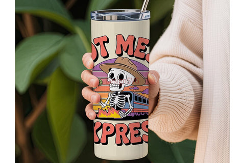 Hot Mess Express 20oz Tumbler Wrap Sublimation DesignSVG 