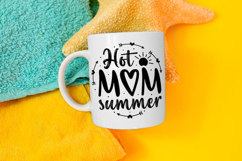 Hot Mom Summer SVG Design SVG CraftLabSVG 
