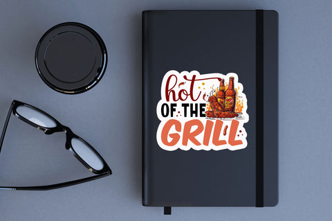 Hot of the grill Sticker Design Sublimation Regulrcrative 