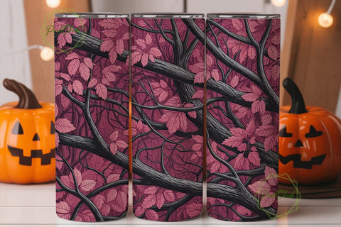 Hot Pink Camo 20oz Tumbler Wrap Sublimation PixelChick 