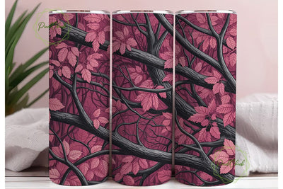 Hot Pink Camo 20oz Tumbler Wrap Sublimation PixelChick 