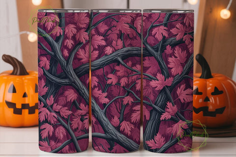 Hot Pink Camo 20oz Tumbler Wrap Sublimation PixelChick 