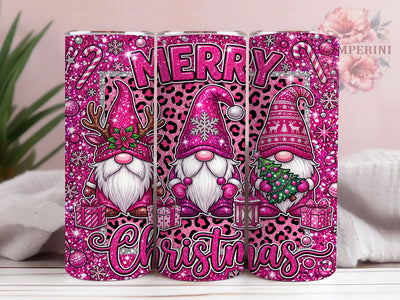 Hot Pink Christmas Gnomes 20oz Tumbler, Hot Pink Christmas, Christmas Gnomes, Hot Pink Gnome, Pink Christmas Gnome, Gnome Tumbler Wrap, 20oz Tumbler Wrap, Christmas Gnome PNG Sublimation Li Zamperini 