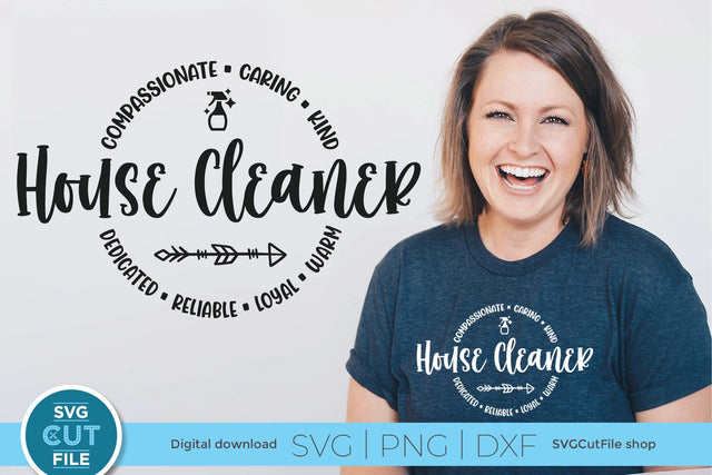 House cleaner svg, a Housekeeper svg for Cricut SVG SVG Cut File 