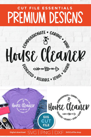 House cleaner svg, a Housekeeper svg for Cricut SVG SVG Cut File 