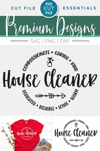 House cleaner svg, a Housekeeper svg for Cricut SVG SVG Cut File 