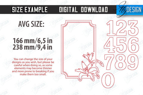 House Number Plaques Laser Cut Bundle | House Sign Number | Carved Outdoor Number | CNC Files SVG Fly Design 