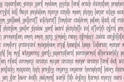 House of Haunts Serif Font Beck McCormick 