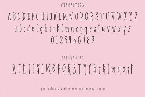 House of Haunts Serif Font Beck McCormick 