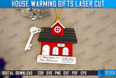 Housewarming Gift Laser Cut | Realtor's Gift | Personalized Gift Idea | CNC File SVG Fly Design 