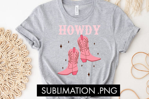 Howdy Boots Valentine PNG Sublimation Sublimation Freeling Design House 