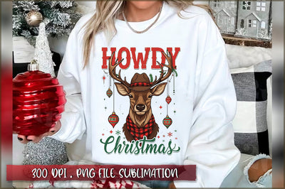 Howdy Christmas Sublimation Sublimation Shetara Begum 