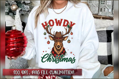 Howdy Christmas Sublimation Sublimation Shetara Begum 