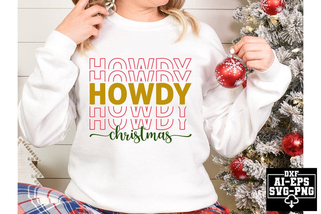 Howdy Christmas Svg Cut Files Creative Art SVG CraftlabSvg55 