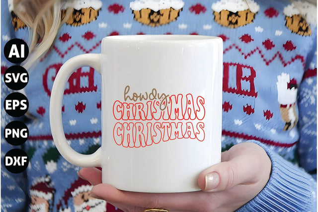 Howdy Christmas Svg, Funny Christmas Svg SVG shah alam 