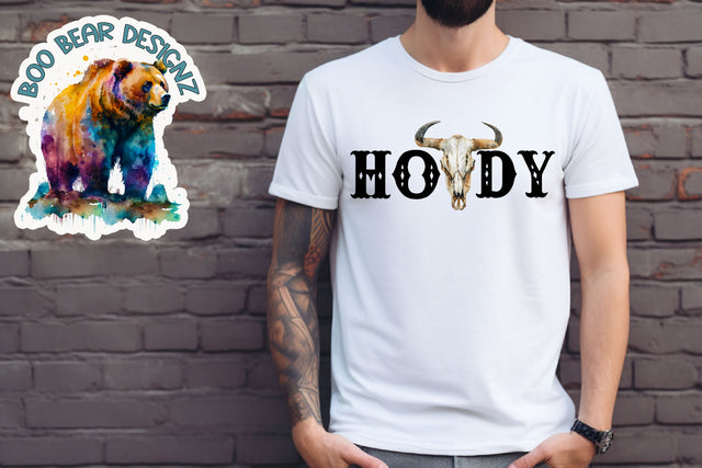 Howdy Clipart Sublimation Boo Bear Designz 