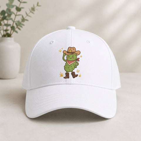 Howdy Cowboy Pickle Embroidery Design – Cute Western Pickle Machine Embroidery File, Funny Cowboy Pickle Design Embroidery/Applique DESIGNS PatternFeed8 