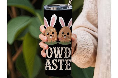 Howdy Easter 20oz Tumbler Wrap Sublimation DesignSVG 