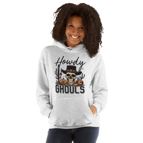 Howdy Ghouls Edgy Country Halloween Hoodie Physical Crafting After Dark 