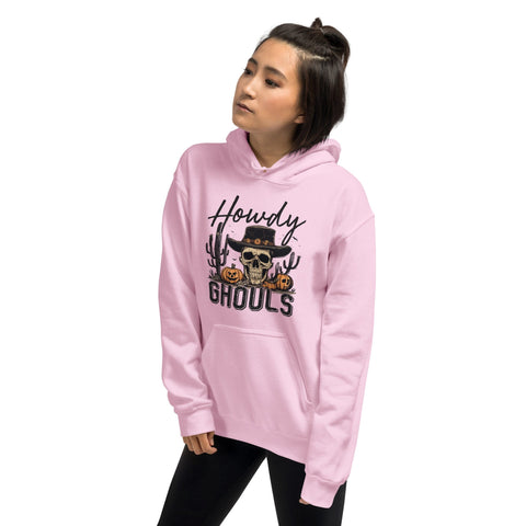 Howdy Ghouls Edgy Country Halloween Hoodie Physical Crafting After Dark 