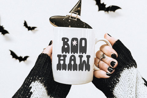 Howdy Ghouls - Western Halloween Font Font KA Designs 