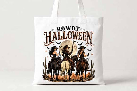 Howdy Halloween PNG Western Cowgirl Digital Download SVG BillahCrafts 