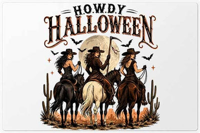Howdy Halloween PNG Western Cowgirl Digital Download SVG BillahCrafts 