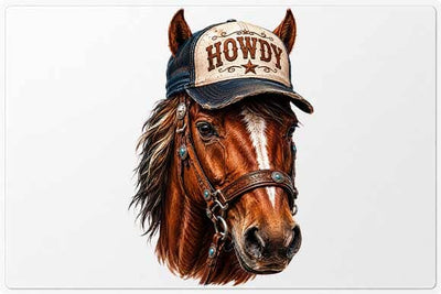 Howdy Horse PNG | Western Horse Sublimation Digital Download SVG BillahCrafts 