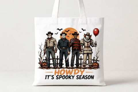 Howdy It's Spooky Season PNG, Western Halloween Sublimation SVG BillahCrafts 